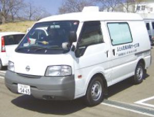 布団乾燥事業車